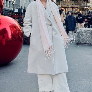 Aritzia Heather Oat Wool Coat for Women